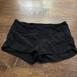 Size 6, 2.5 inch speed up shorts, black